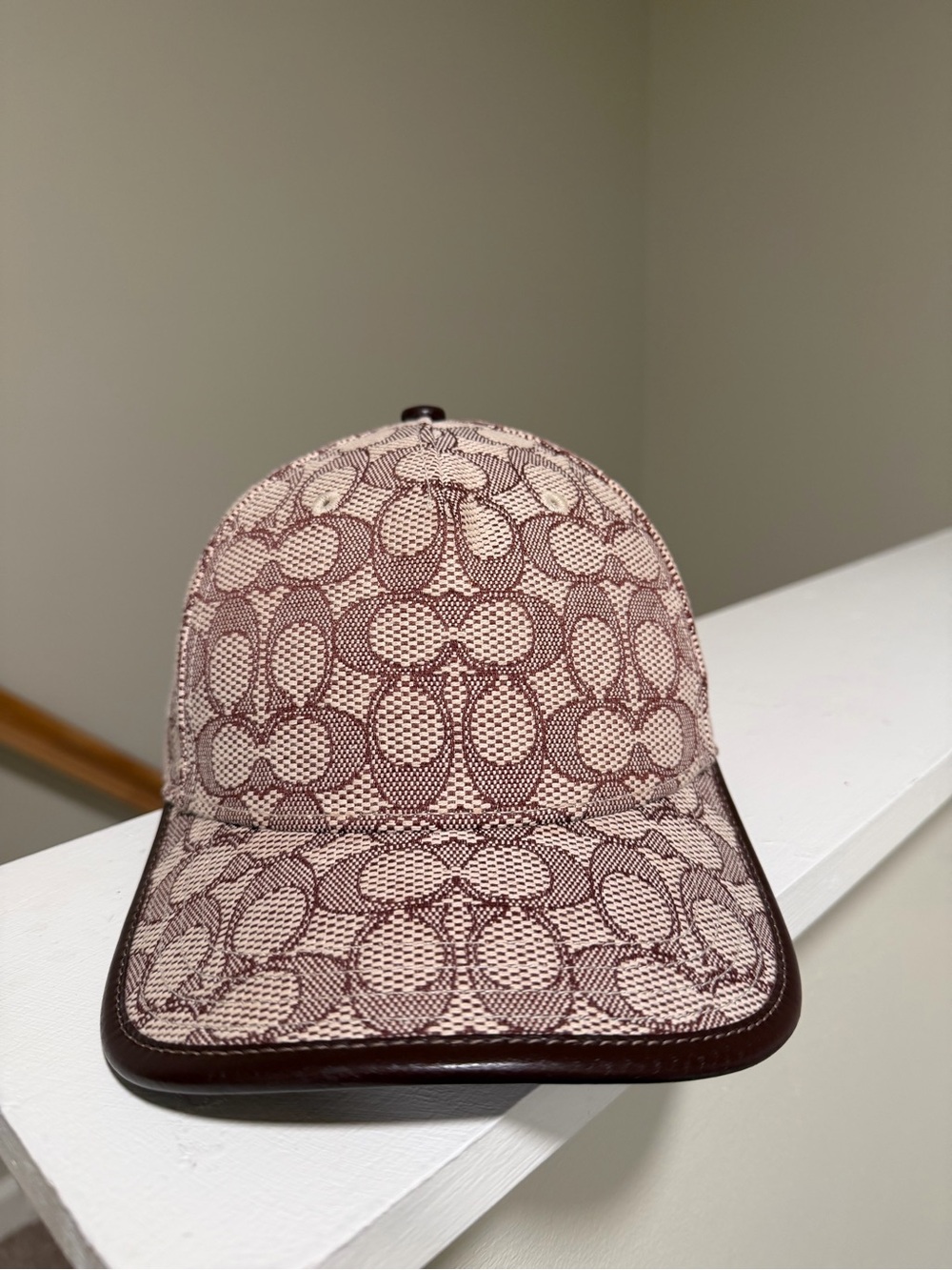Coach Signature Jacquard Baseball Hat